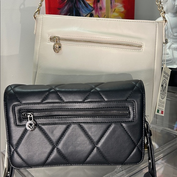 Valentino Orlandi White and Black Shoulder Bags - Picture 9 of 12